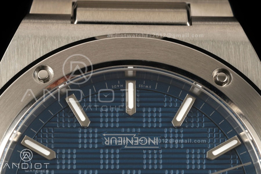 Ingenieur Automatic 40 SS MZF 1:1 Best Edition Blue Dial on SS Bracelet A2892