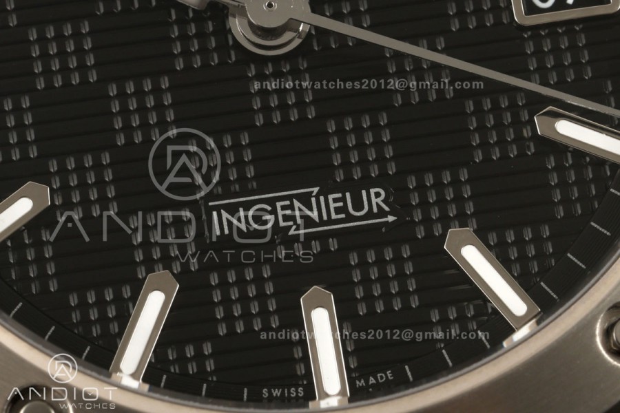 Ingenieur Automatic 40 SS MZF 1:1 Best Edition Black Dial on SS Bracelet A2892