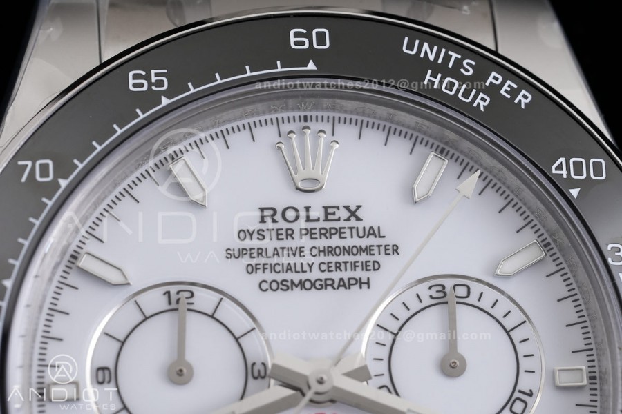 2026 Daytona 126502 CBD 1:1 Best Edition 904L Steel White Dial on SS Braclet 4131 (Free Sprung)