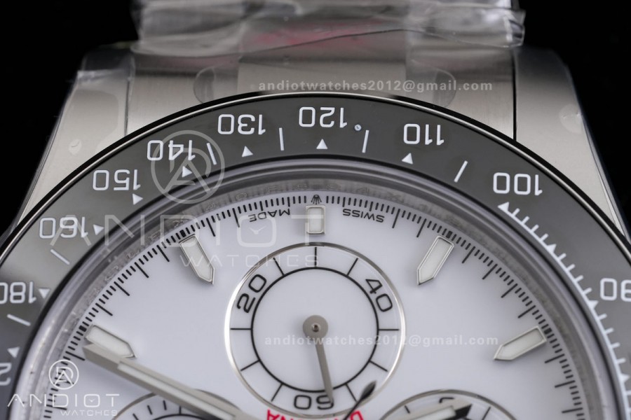 2026 Daytona 126502 CBD 1:1 Best Edition 904L Steel White Dial on SS Braclet 4131 (Free Sprung)
