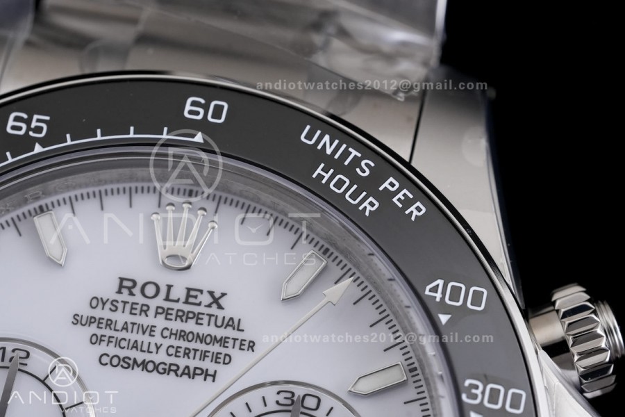 2026 Daytona 126502 CBD 1:1 Best Edition 904L Steel White Dial on SS Braclet 4131 (Free Sprung)