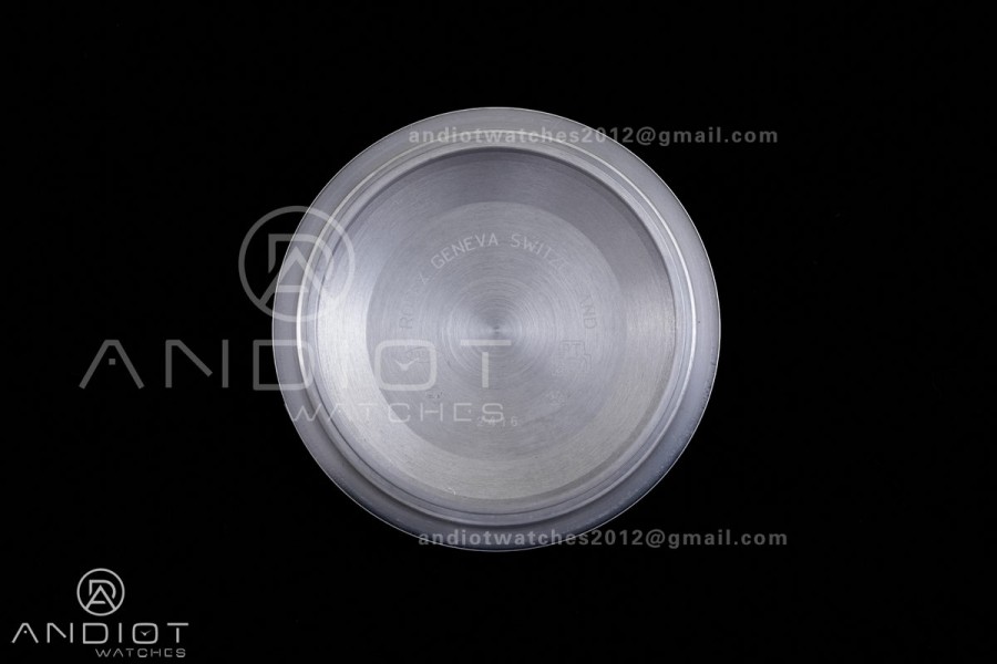 DayDate 40 SS QF 1:1 Best Edition Blue Textured Roman Dial Diamonds Bezel on President Bracelet VR3255 V8s (Gain Weight)