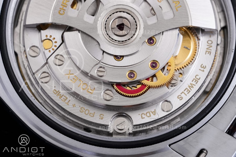 DayDate 40 SS QF 1:1 Best Edition Blue Textured Roman Dial Diamonds Bezel on President Bracelet VR3255 V8s (Gain Weight)