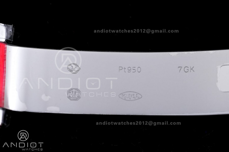 DayDate 40 SS QF 1:1 Best Edition Blue Textured Roman Dial Diamonds Bezel on President Bracelet VR3255 V8s (Gain Weight)