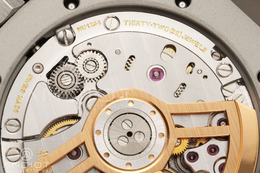 Royal Oak 41mm 15500 SS ZF Free Sprung V2 1:1 Best Edition Gray Textured Dial On SS Bracelet Super Clone A4302 