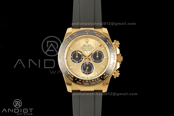 Daytona 126518 Gain Weight YG ZF 1:1 Best Edition YG Dial Black Subdial On Oysterflex Strap SH4131