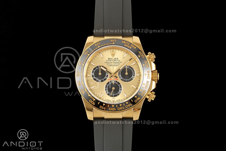 Daytona 126518 Gain Weight YG ZF 1:1 Best Edition YG Dial Black Subdial On Oysterflex Strap SH4131