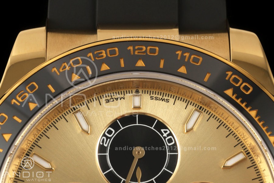 Daytona 126518 Gain Weight YG ZF 1:1 Best Edition YG Dial Black Subdial On Oysterflex Strap SH4131