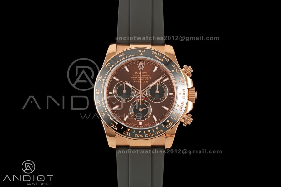 Daytona 126515 Gain Weight RG ZF 1:1 Best Edition Brown Dial Black Subdial On Oysterflex Strap SH4131