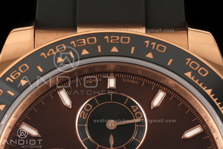 Daytona 126515 Gain Weight RG ZF 1:1 Best Edition Brown Dial Black Subdial On Oysterflex Strap SH4131