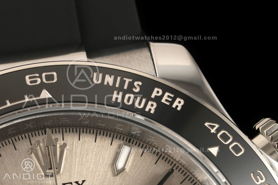 Daytona 126519 Gain Weight ZF 1:1 Best Edition Gray Dial black Subdial On Oysterflex Strap SH4131