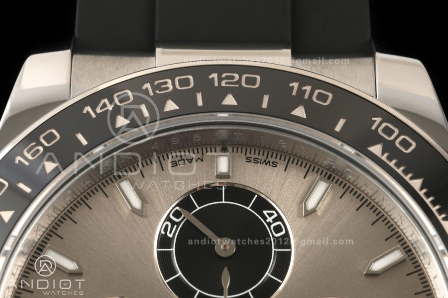 Daytona 126519 Gain Weight ZF 1:1 Best Edition Gray Dial black Subdial On Oysterflex Strap SH4131