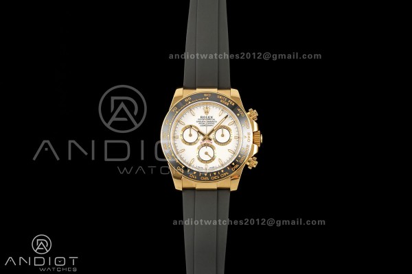 Daytona 126518 Gain Weight YG ZF 1:1 Best Edition White Dial On Oysterflex Strap SH4131