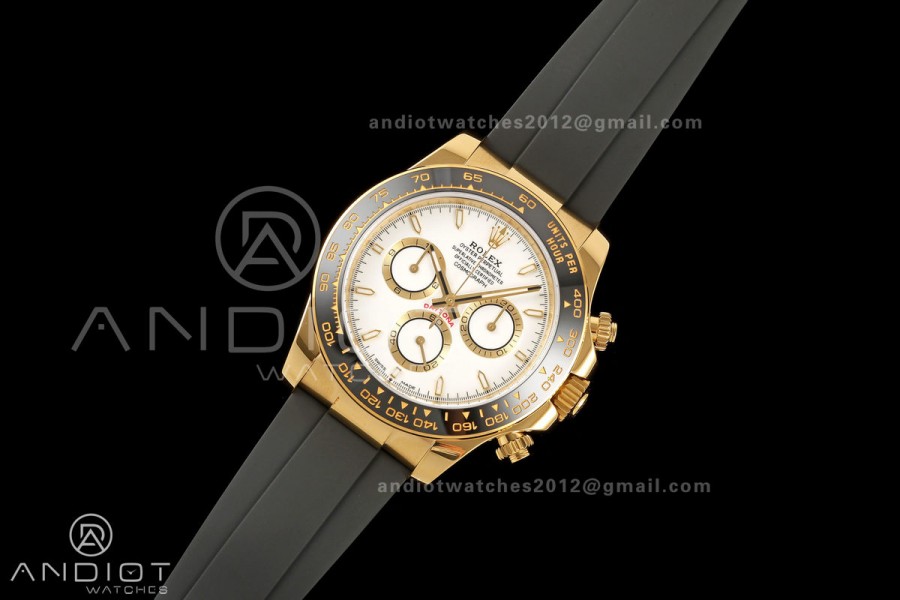 Daytona 126518 Gain Weight YG ZF 1:1 Best Edition White Dial On Oysterflex Strap SH4131