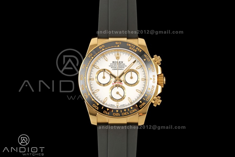 Daytona 126518 Gain Weight YG ZF 1:1 Best Edition White Dial On Oysterflex Strap SH4131