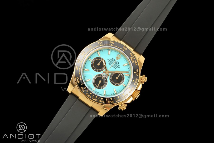 Daytona 126518 Gain Weight YG ZF 1:1 Best Edition Tiffany Turquoise Blue Dial On Oysterflex Strap SH4131