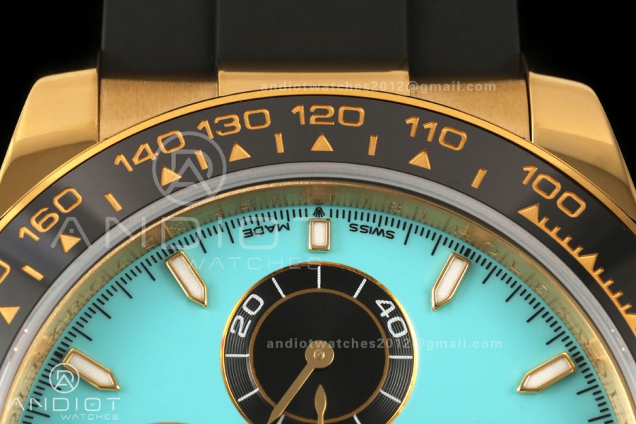 Daytona 126518 Gain Weight YG ZF 1:1 Best Edition Tiffany Turquoise Blue Dial On Oysterflex Strap SH4131