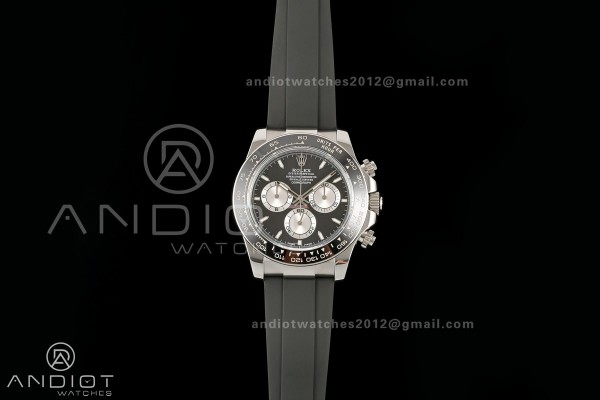 Daytona 126519 Gain Weight ZF 1:1 Best Edition Black Dial Silver Subdial On Oysterflex Strap SH4131