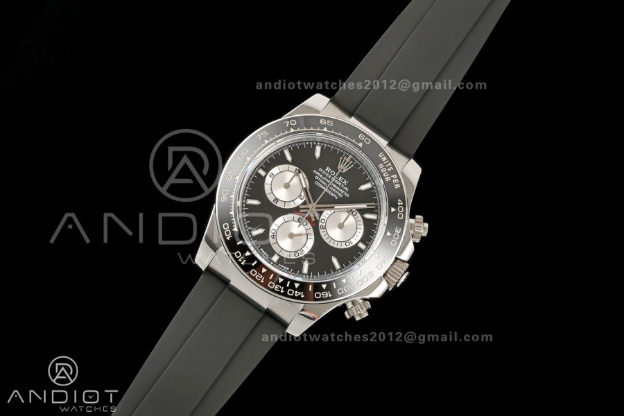 Daytona 126519 Gain Weight ZF 1:1 Best Edition Black Dial Silver Subdial On Oysterflex Strap SH4131