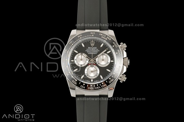 Daytona 126519 Gain Weight ZF 1:1 Best Edition Black Dial Silver Subdial On Oysterflex Strap SH4131