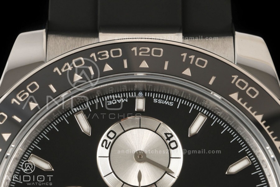Daytona 126519 Gain Weight ZF 1:1 Best Edition Black Dial Silver Subdial On Oysterflex Strap SH4131