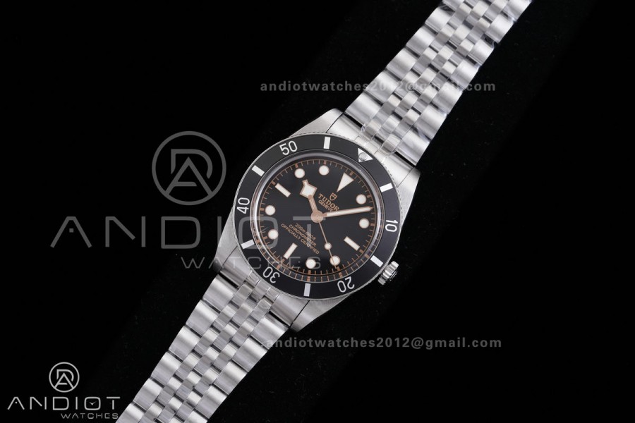 Heritage Black Bay 37mm SS ZF 1:1 Best Edition Black Dial on SS Jubilee Bracelet A2824