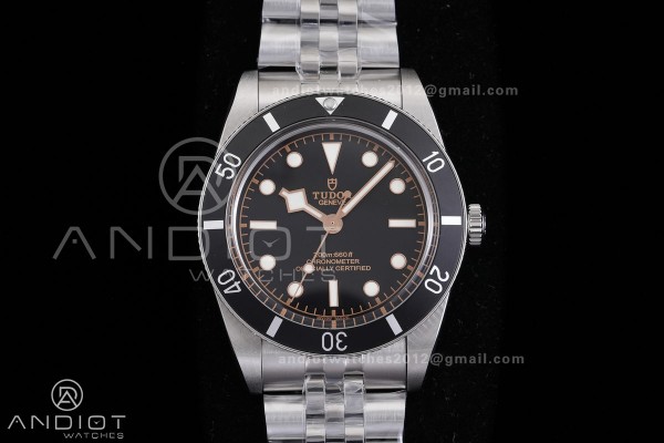 Heritage Black Bay 37mm SS ZF 1:1 Best Edition Black Dial on SS Jubilee Bracelet A2824