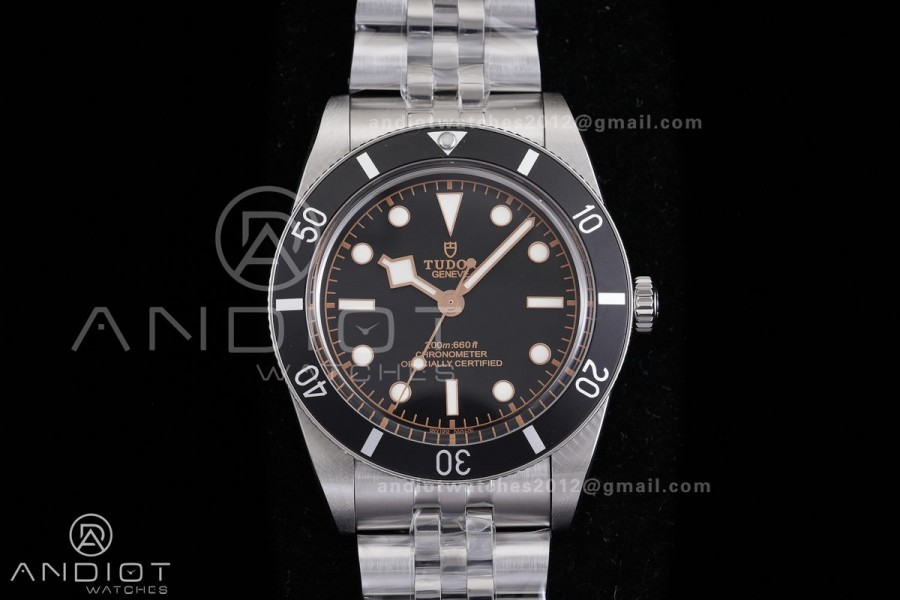 Heritage Black Bay 37mm SS ZF 1:1 Best Edition Black Dial on SS Jubilee Bracelet A2824