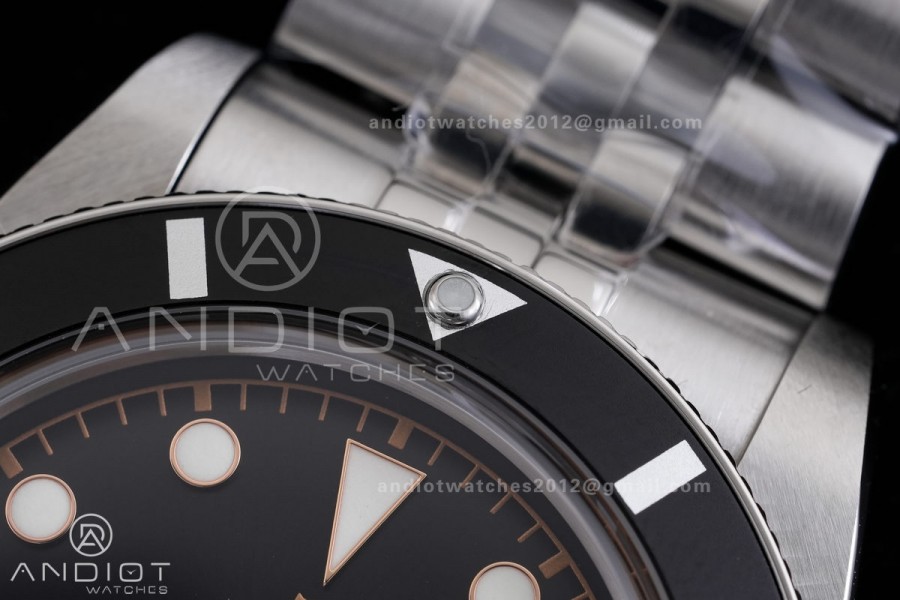 Heritage Black Bay 37mm SS ZF 1:1 Best Edition Black Dial on SS Jubilee Bracelet A2824