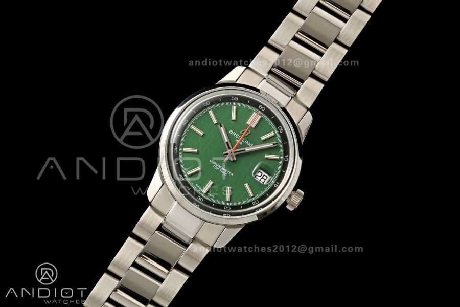 Top Time B31 BLF 1:1 Best Edition Green Dial on SS Bracelet AB31