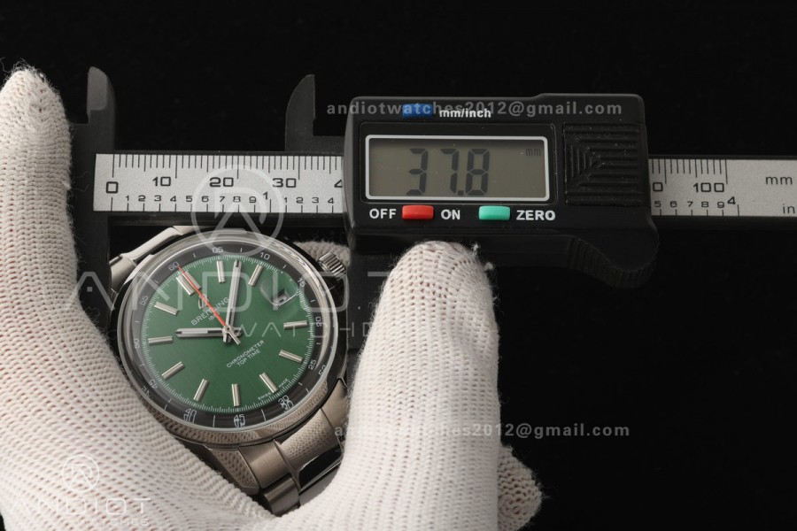 Top Time B31 BLF 1:1 Best Edition Green Dial on SS Bracelet AB31