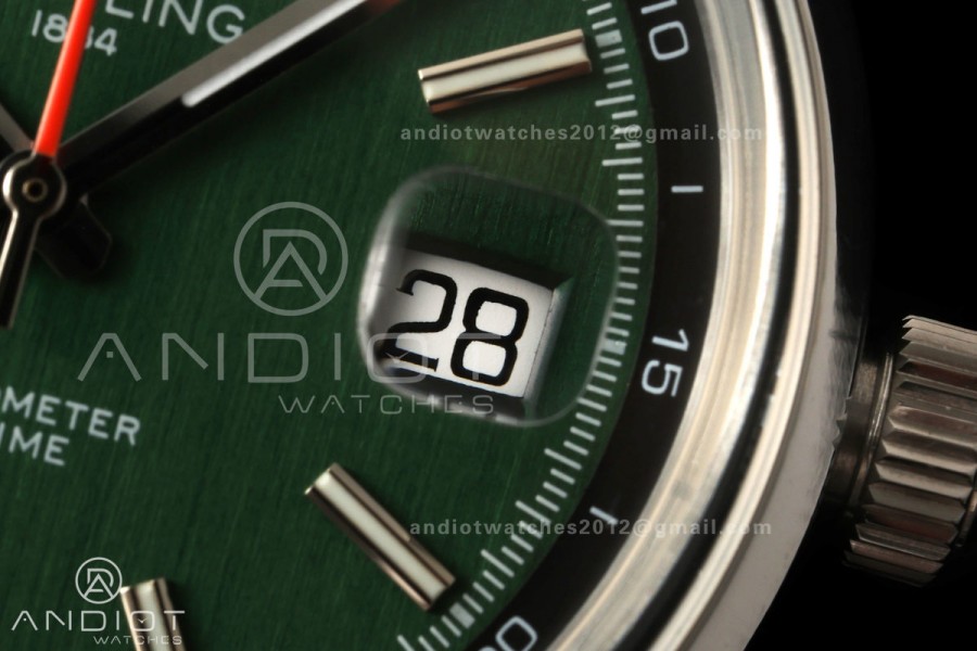 Top Time B31 BLF 1:1 Best Edition Green Dial on SS Bracelet AB31