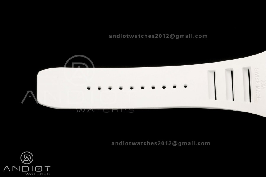 Boss Studio RM055 Black NTPT White/Black Inner Bezel RMUL2 Super Clone (Free Sprung)