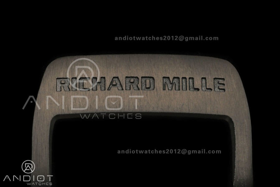 Boss Studio RM055 Black NTPT White/Black Inner Bezel RMUL2 Super Clone (Free Sprung)
