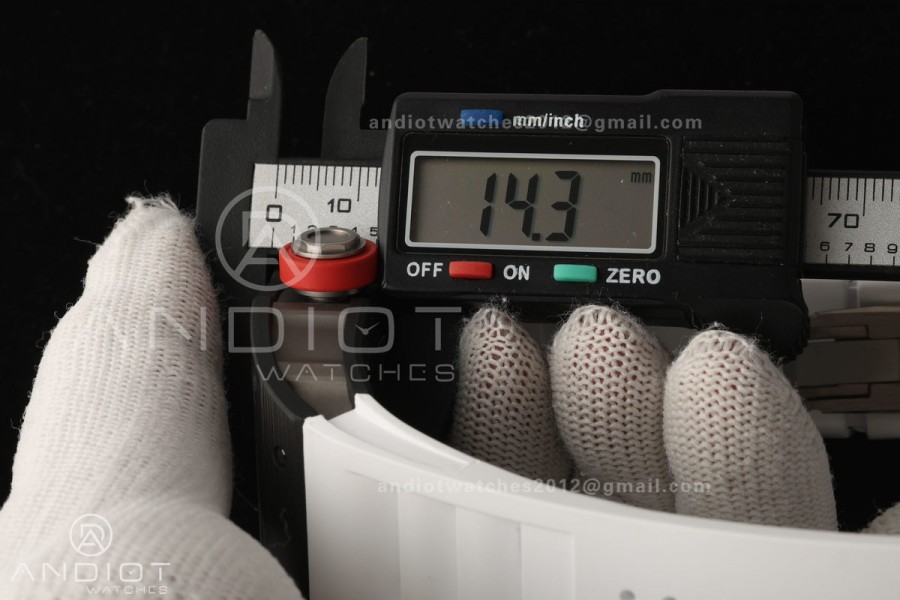Boss Studio RM055 Black NTPT White/Black Inner Bezel RMUL2 Super Clone (Free Sprung)
