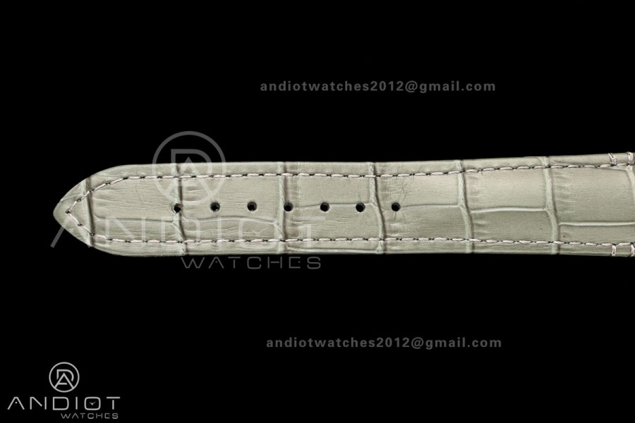 Ronde Louis 40 RG BSF Best Edition White Dial on Green Leather Strap A1847