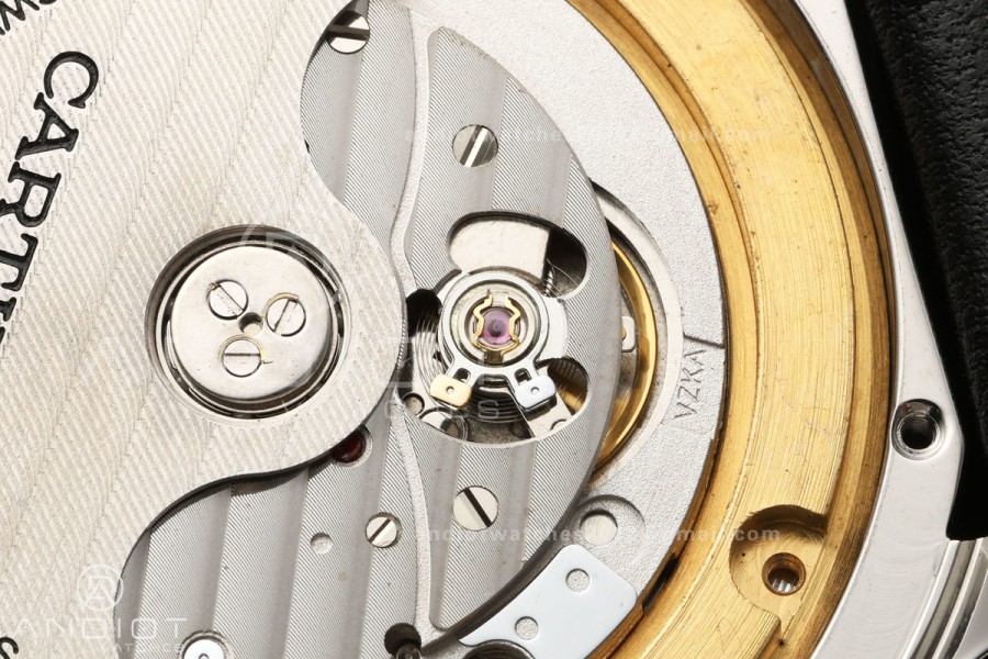 Ronde Louis 40 SS BSF Best Edition White Dial on Black Leather Strap A1847