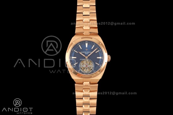Overseas Tourbillon RG ANTF Best Edition Blue Dial...
