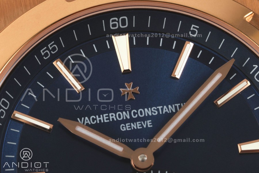 Overseas Tourbillon RG ANTF Best Edition Blue Dial on RG Bracelet