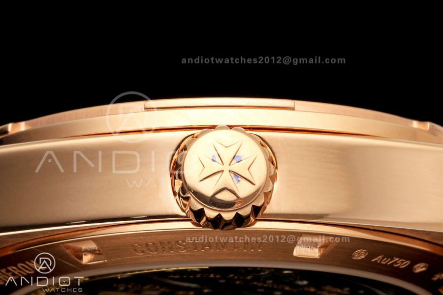 Overseas Tourbillon RG ANTF Best Edition Blue Dial on RG Bracelet
