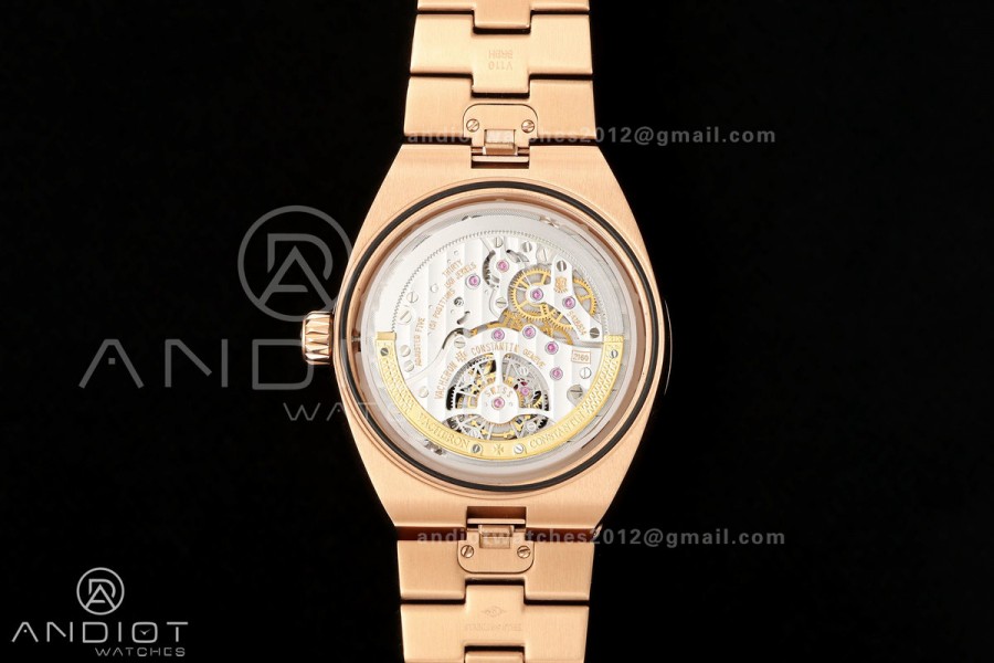 Overseas Tourbillon RG ANTF Best Edition Blue Dial on RG Bracelet