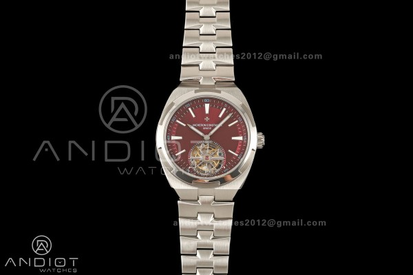 Overseas Tourbillon SS ANTF Best Edition Red Dial ...