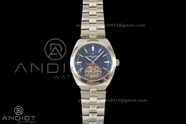Overseas Tourbillon SS ANTF Best Edition Blue Dial...