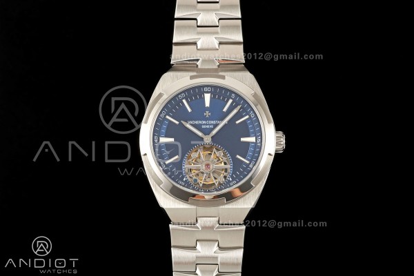 Overseas Tourbillon SS ANTF Best Edition Blue Dial...