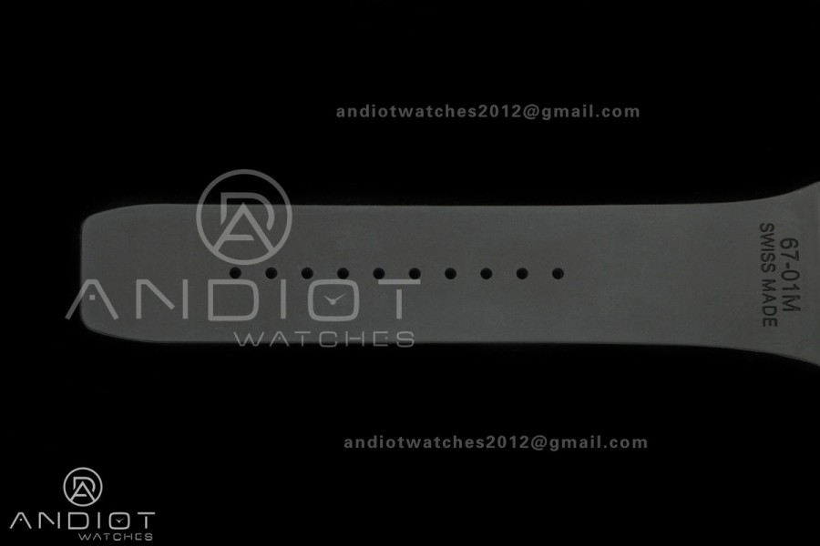 AVF RM67-01 RG Skeleton Dial on Black Rubber Strap CRMA6 Clone