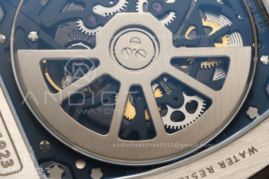 AVF RM67-01 Titanium Skeleton Dial on Black Rubber Strap CRMA6 Clone