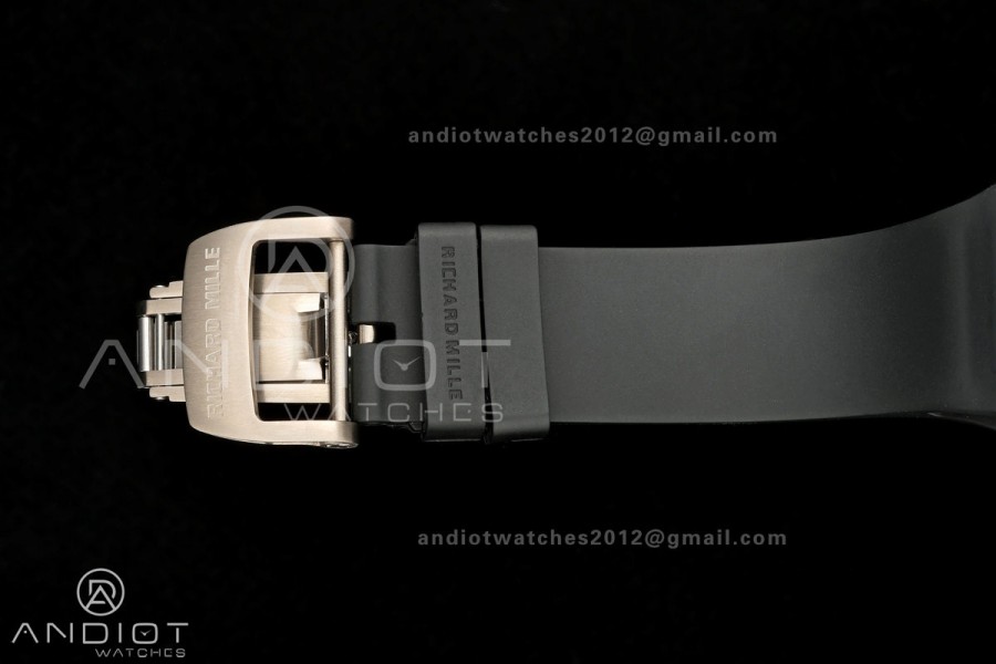 AVF RM67-01 Titanium Skeleton Dial on Black Rubber Strap CRMA6 Clone
