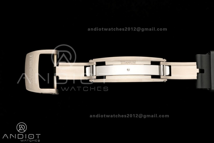 AVF RM67-01 Titanium Skeleton Dial on Black Rubber Strap CRMA6 Clone