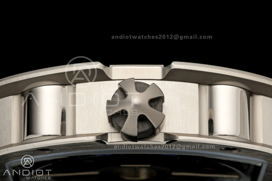 AVF RM67-01 Titanium Skeleton Dial on Black Rubber Strap CRMA6 Clone