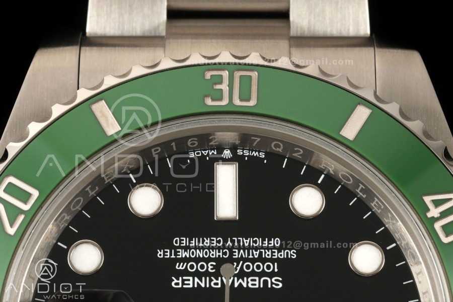Submariner 41mm 126610 LV MK2 Kermit RICH 1:1 Best Edition 904L SS Case and Bracelet JH3285 V2 (Free Sprung)